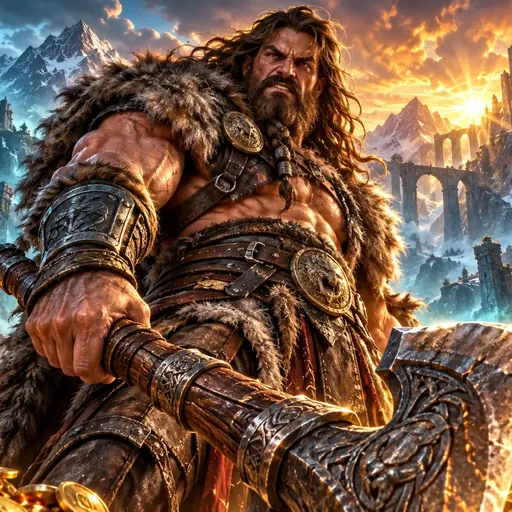 Barbarian Fury pokie cover art