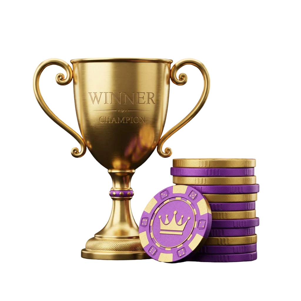Golden trophy symbolising an honest verdict on this Here2Win Casino review